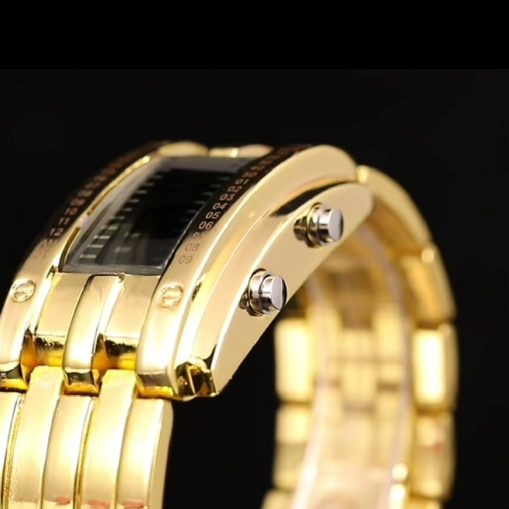 Binary Matrix Blue LED Digital Watch  - Picture 5 of 7